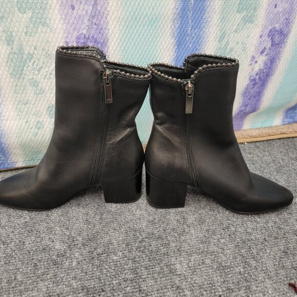 Aquatalia Black Leather Boots - Picture 3 of 5